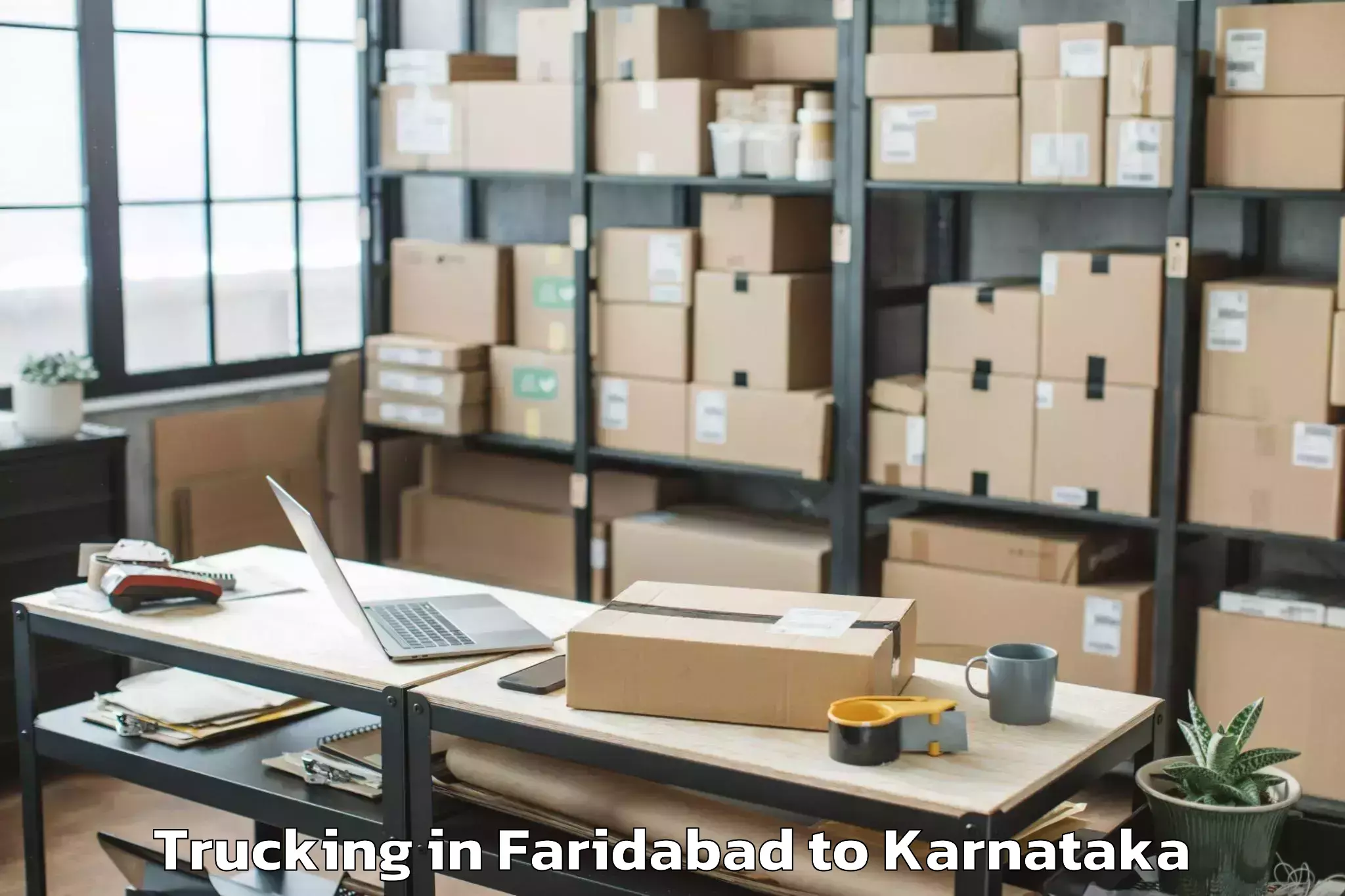 Affordable Faridabad to Kundapura Trucking